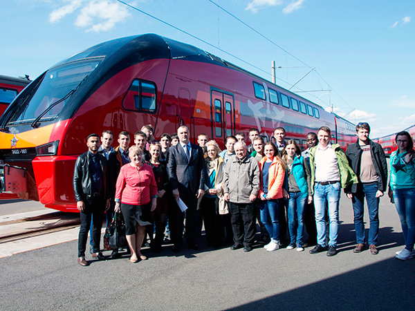 Студенты и преподаватели инженерного факультета посетили ЗАО «Штадлер Минск»