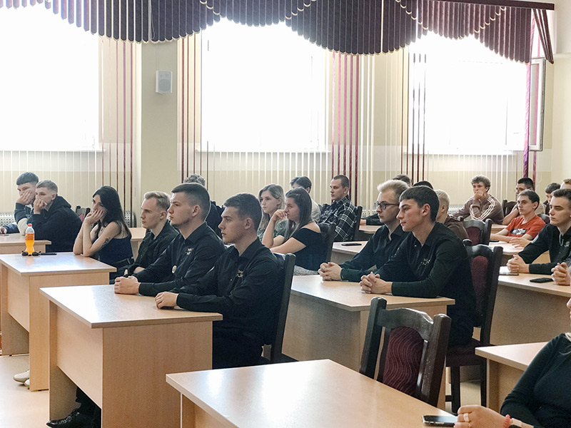 Профориентационная встреча студентов с представителями Департамента обеспечения оперативно-розыскной деятельности Министерства внутренних дел Республики Беларусь

