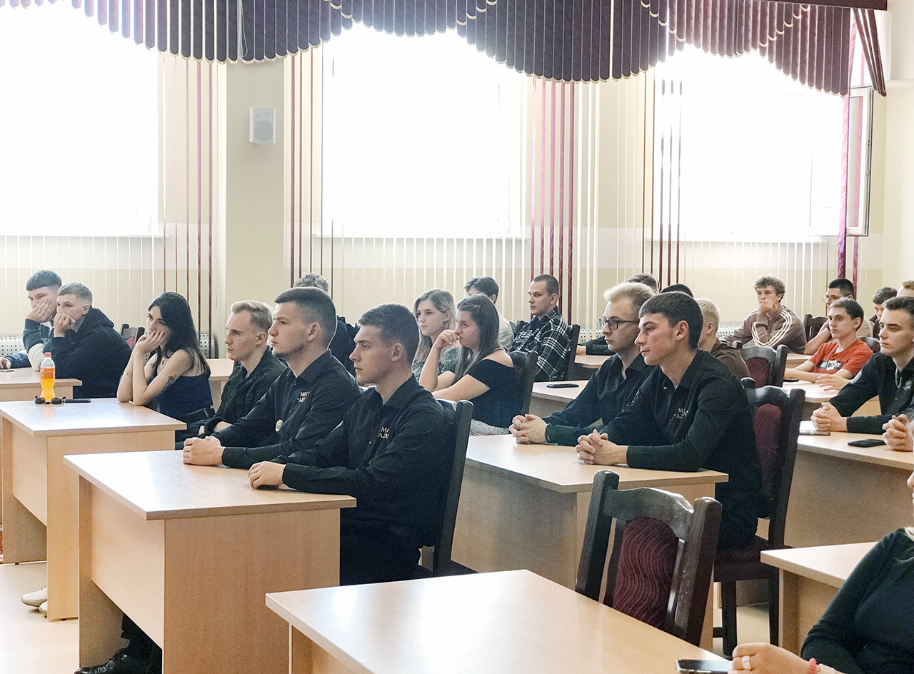 Профориентационная встреча студентов с представителями Департамента обеспечения оперативно-розыскной деятельности Министерства внутренних дел Республики Беларусь
