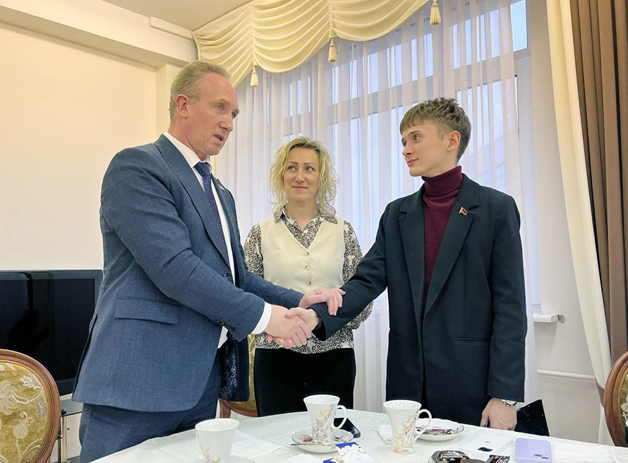 В БарГУ состоялась встреча со студенческим активом «Разговор за чашкой чая»